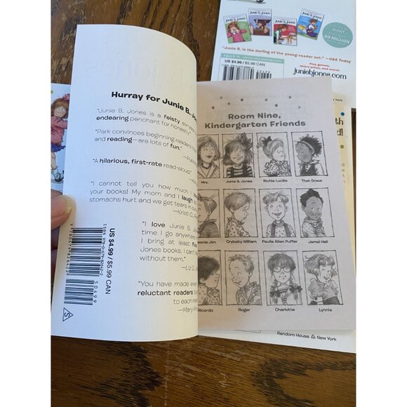 Junie B. Jones First Boxed Set Ever Books 1-4 By Barbara Park Hardcover - Picture 7 of 7